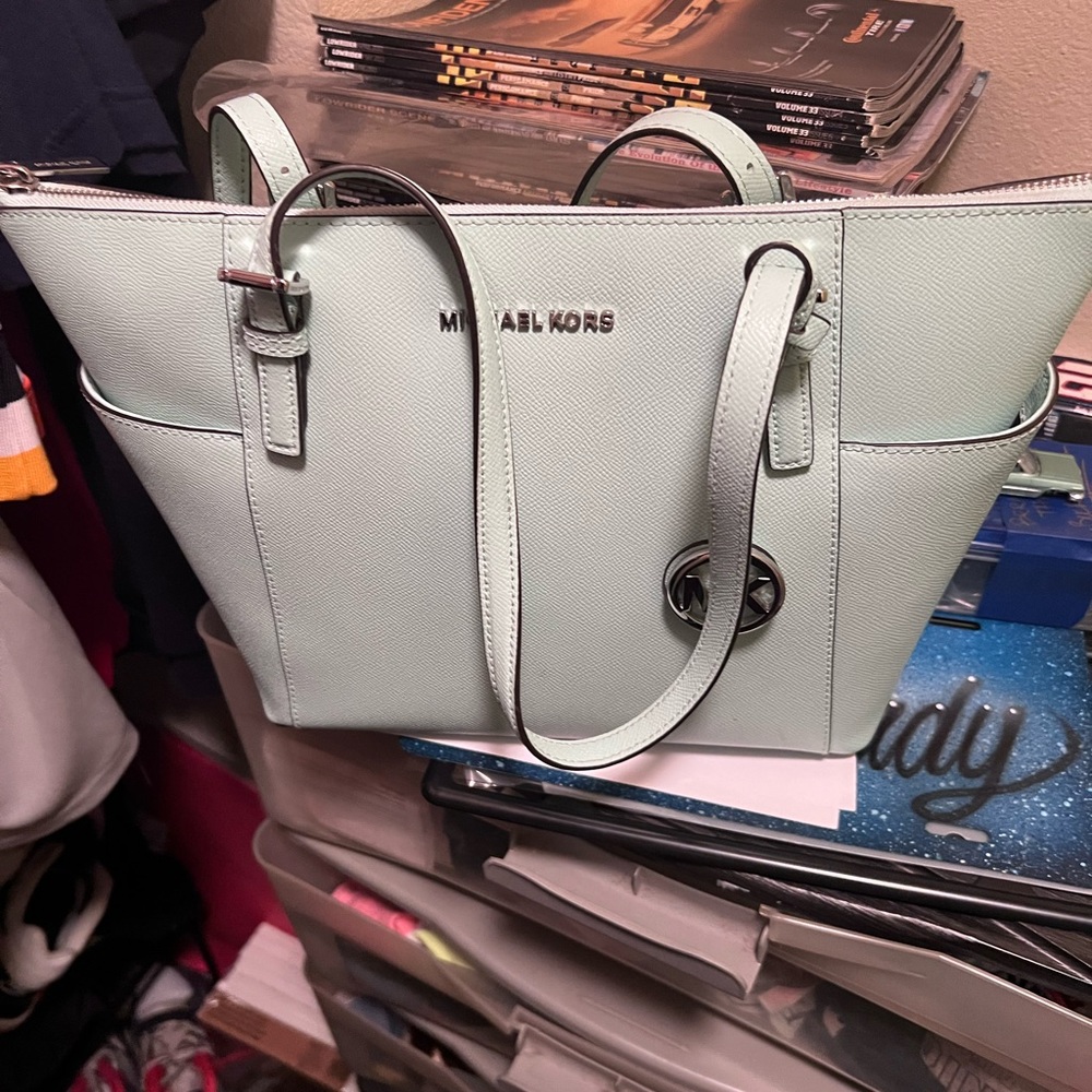 Tiffany blue mk purse